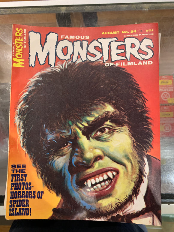 Famous Monsters of Filmland (1958) # 34 Nm