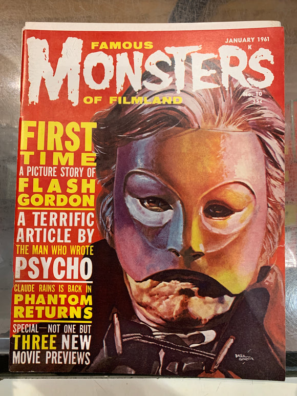 Famous Monsters of Filmland (1958) # 10 Vf