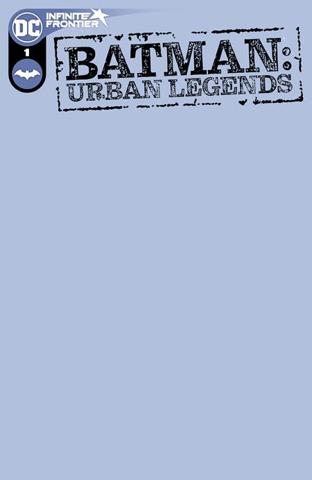 Batman Urban Legends #1 Cvr D Blank Variant - Comics