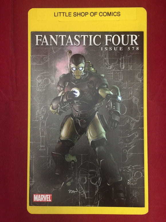 Fantastic Four #578 1:15 Parel Iron Man Variant NM Marvel MCU