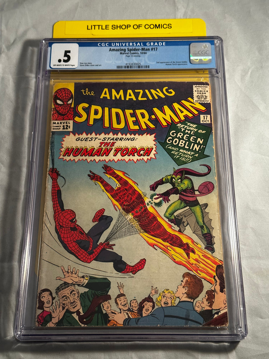 Amazing Spider-Man cgc retailer comic