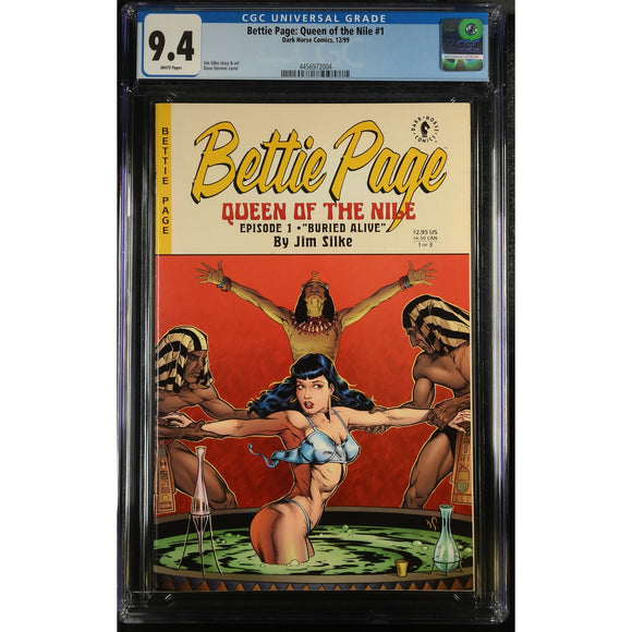 Bettie Page Queen of the Nile #1 CGC 9.4 Dave Stevens Jim Silke