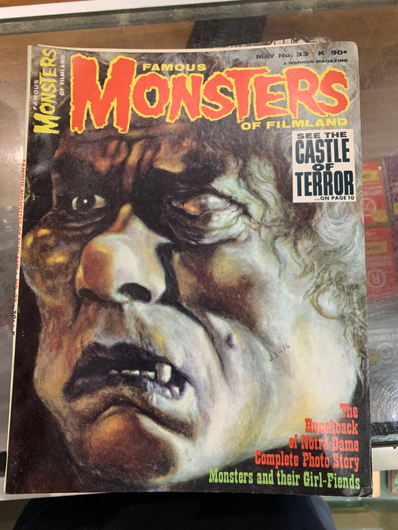 Famous Monsters of Filmland (1958) # 33 Vfnm