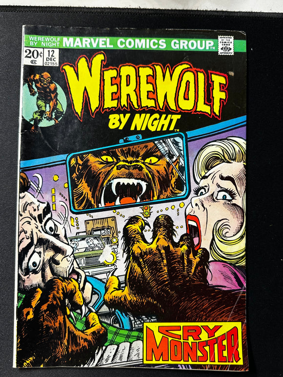 Werewolf By Night (1972) #12 Vg
