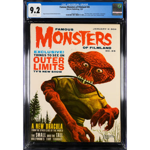 Famous Monsters of Filmland 26 CGC 9.2 Outer Limits