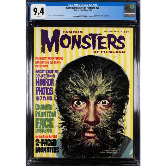 Famous Monsters of Filmland 28 CGC 9.4 Children of the Damned preview