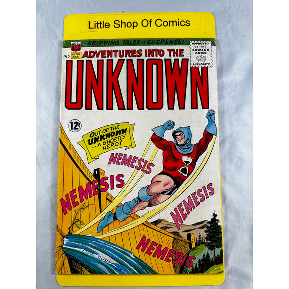 Adventures into the Unknown 154 VGFN Kurt Schaffenberger Cover 1964