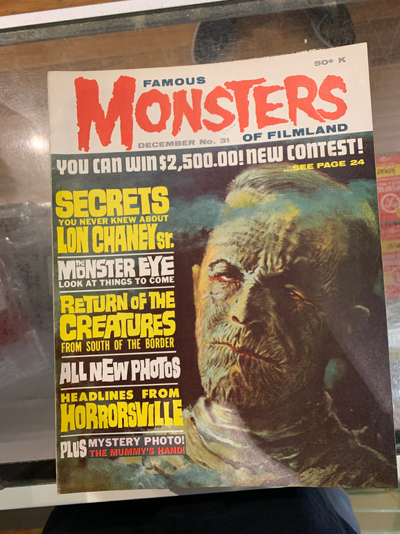Famous Monsters of Filmland (1958) # 31 Vfnm