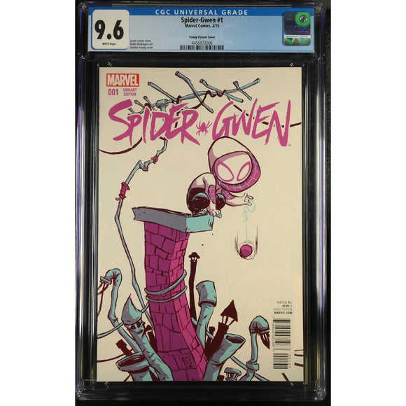 Spider-Gwen 1 Young Variant CGC 9.6