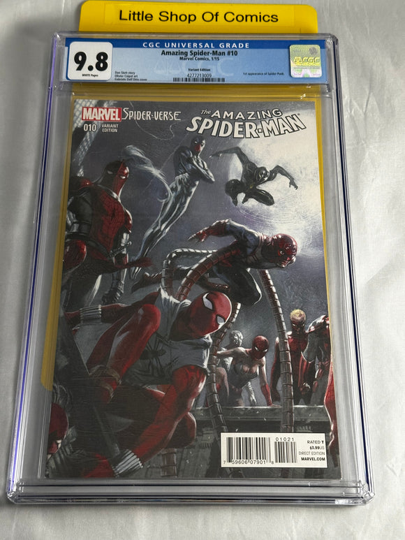 Amazing Spider-Man Vol 3 (2014) #10 Cgc 9.8 Dellotto Variant