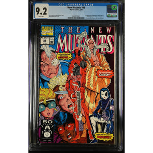 New Mutants 98 CGC 9.2 First Deadpool Wade Wilson MCU Liefeld Nicieza