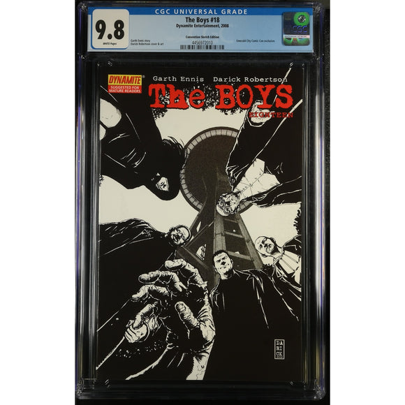 The Boys #18 Emerald City Comic Con Variant CGC 9.8 Only Copy on CGC Census