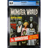 Monster World 2 CGC 8.0 the MUNSTERS Godzilla vs. The Thing movie preview.