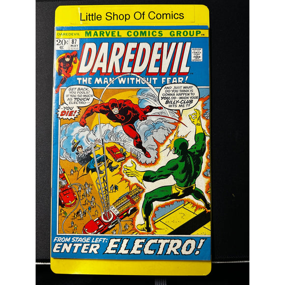 Daredevil #87 VF (SS) From Stage Left, Enter: Electro!