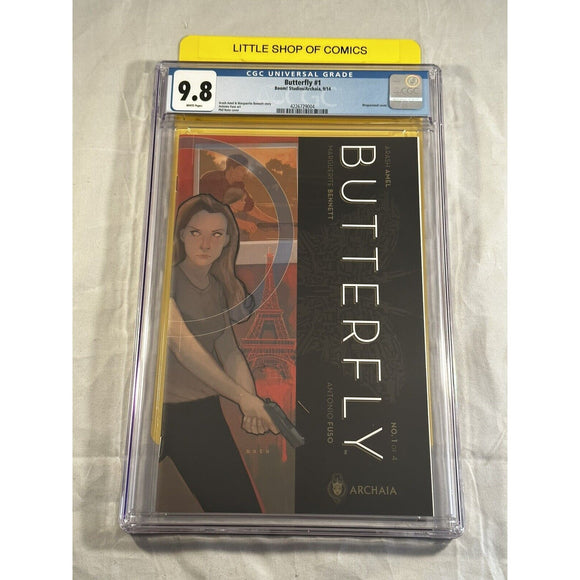 Butterfly #1 (2014) Cgc 9.8 Now on Amazon Prime Low Print Run Daniel Dae Kim