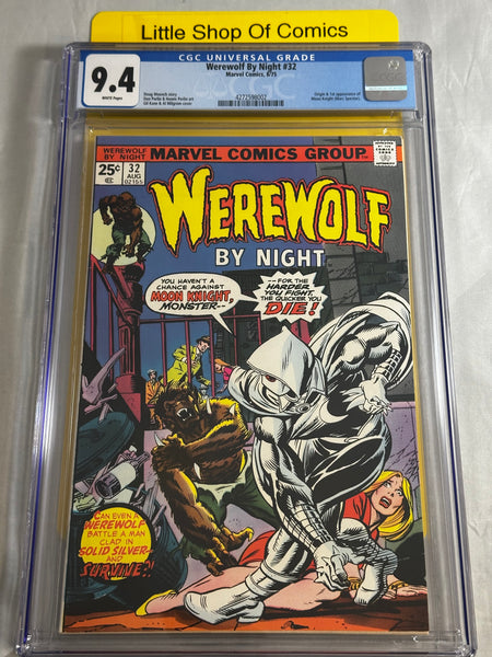 Werewolf By Night (1972) #32 Cgc 9.4 from MARVEL COMICS – A Little