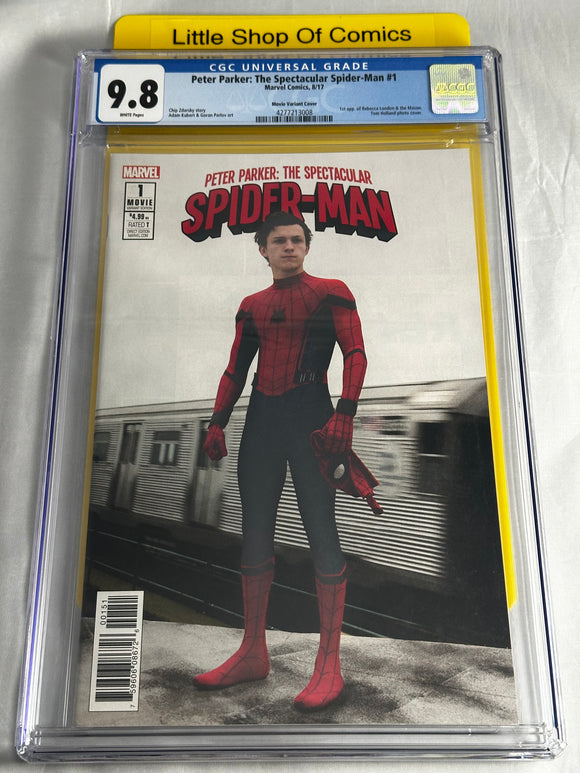 Peter Parker Spectacular Spider-Man Vol 1 (2017) #1 Cgc 9.8 Tom Holland Movie Variant