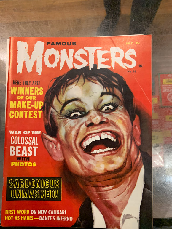 Famous Monsters of Filmland (1958) # 18 Vf