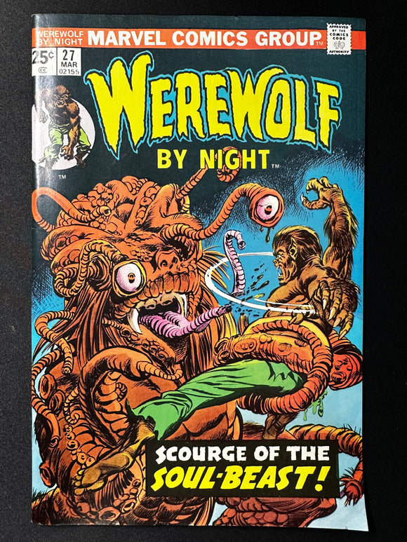 Werewolf By Night (1972) #27 Vf