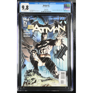 Batman #2 Jim Lee Variant CGC 9.8 1st William Cobb Talon New 52