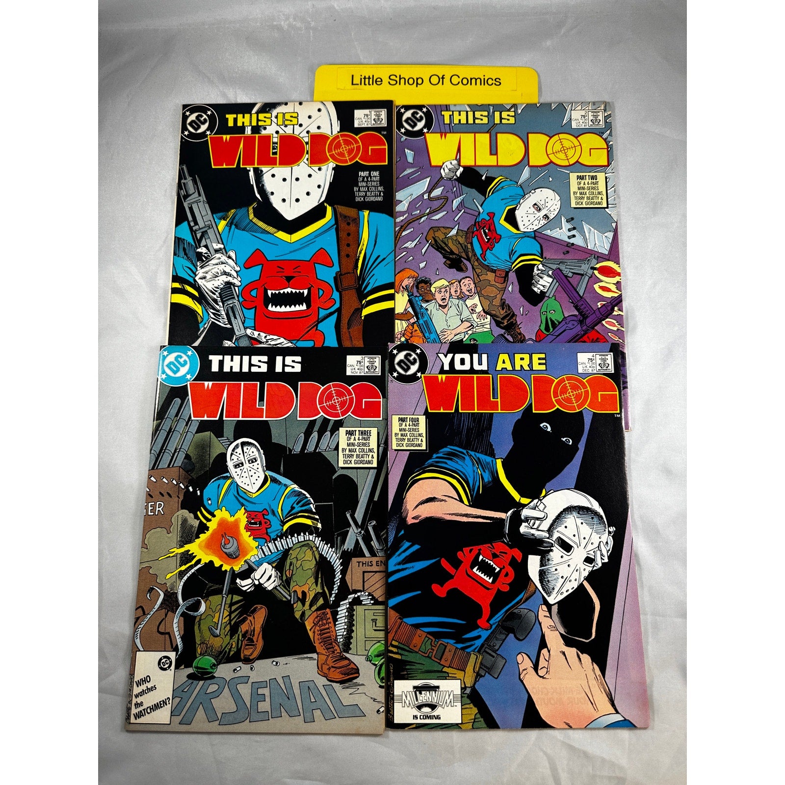 WILD DOG 1 2 3 4 Complete Set DC Comics 1987 (VB046) – A Little