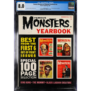 Famous Monsters of Filmland Yearbook 1962 CGC 8.0 1st Yearbook