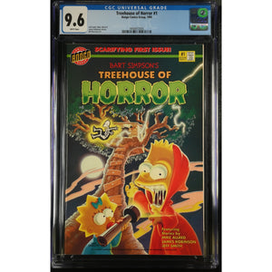 Treehouse of Horror 1 CGC 9.6 NM+ Bart Simpson Jeff Smith Matt Groening