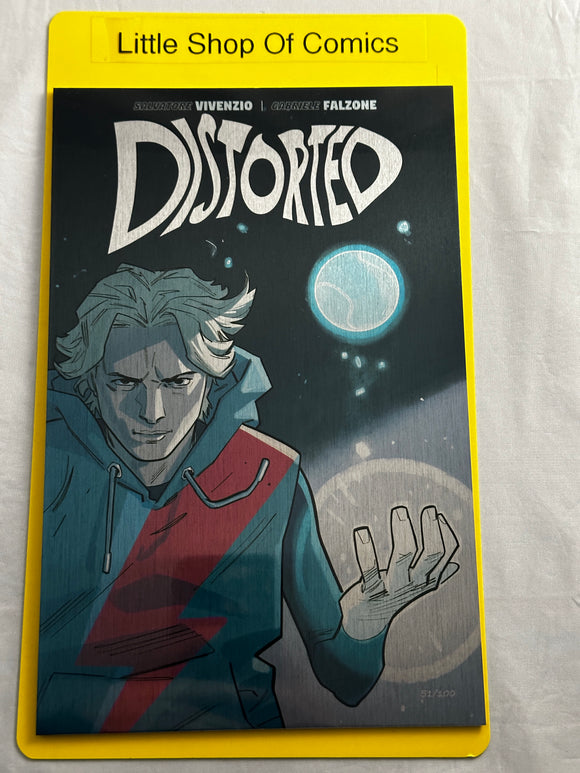 Distorted #1 Metal Cover