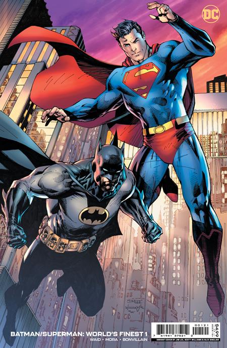 Batman Superman Worlds Finest #1 Cvr B Jim Lee Card Stock Var - Comics