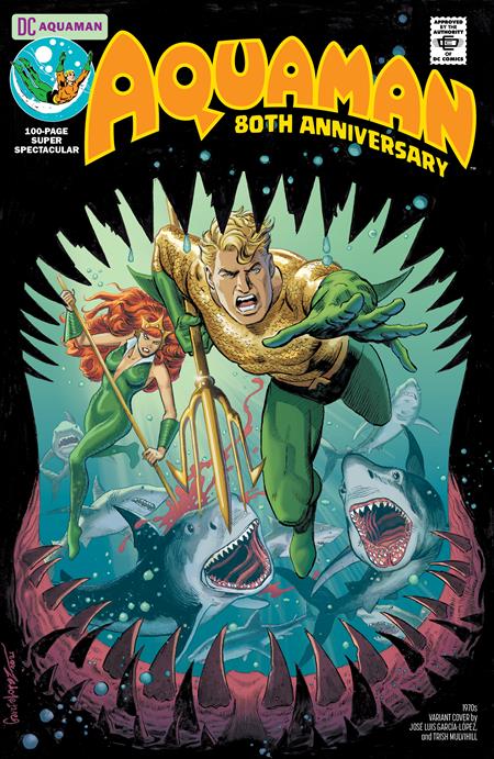 Aquaman 80th Anniversary 100-Page Super Spectacular #1 Cvr E Jose Luis Garcia-Lopez 1970S Variant - Comics