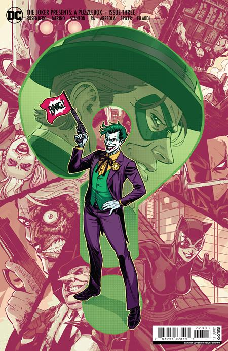 Joker Presents A Puzzlebox #3 Cvr B William Reilly Brown Card Stock Variant - Comics