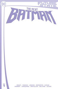 Future State The Next Batman #1 Cvr C Blank Card Variant - Comics