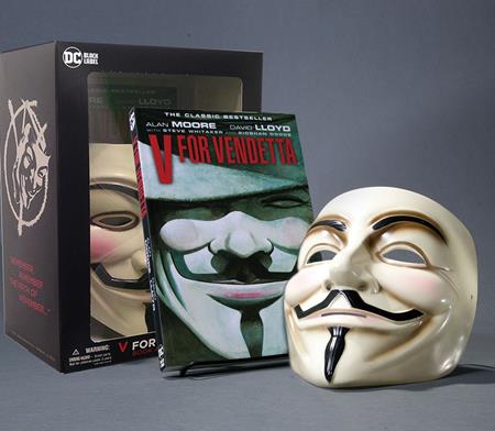 V For Vendetta Book and Mask Set New Edition - Books