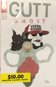 Gutt Ghost Trouble With The Sawbucket Skeleton Society Glow In The Dark Cover Variant