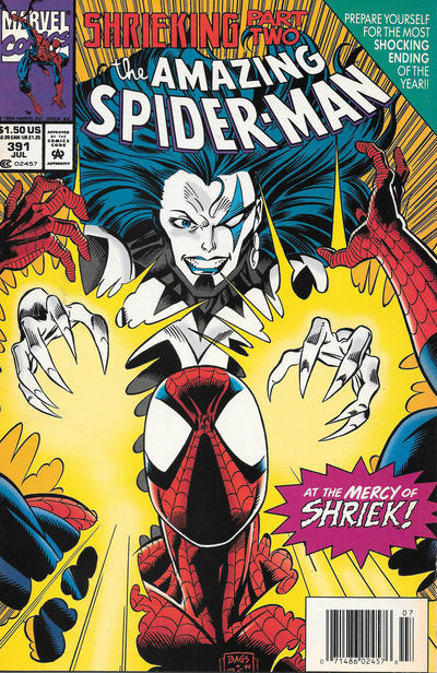 Amazing Spider-Man Vol 1 (1963) #391 Newsstand Edition