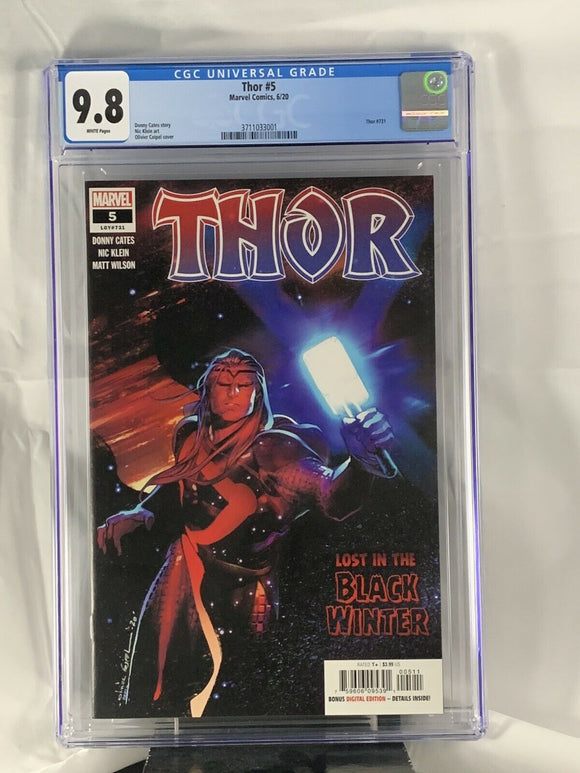 Thor #5 CGC 9.8 1st print Black Winter Donny Cates