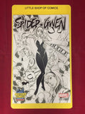 Spider-Gwen #1 Midtown Comics J. Scott Campbell B&W Variant VFNM MCU