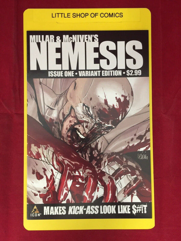 Nemesis #1 1:25 Yu Variant VFNM Millar McNiven Optioned 2010