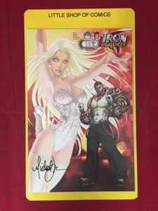 Iron and the Maiden #1 Michael Turner Sketch Variant NM Signed with COA 2007