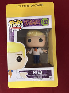 Funko Pop! Animation Scooby Doo Fred #153 Vinyl Figure See Photos