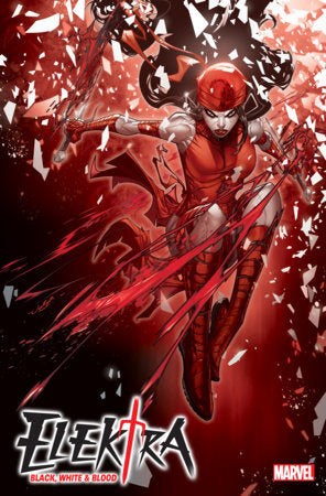 Elektra Black White Blood #1 Jonboy Variant