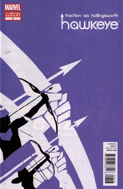 Hawkeye Vol 2 (2012) #3 3rd Print Aja