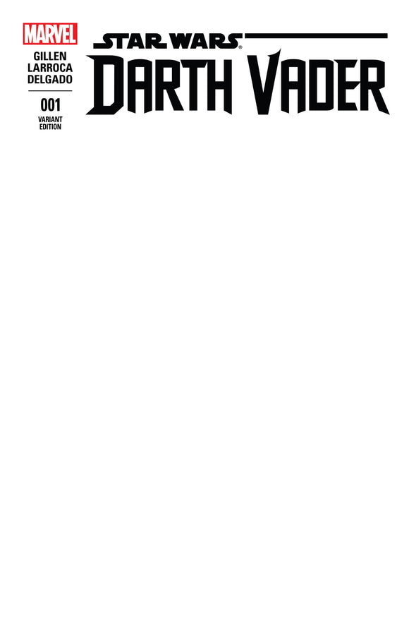 Darth Vader #1 Blank Variant 1st Black Krrsantan - BACK ISSUES