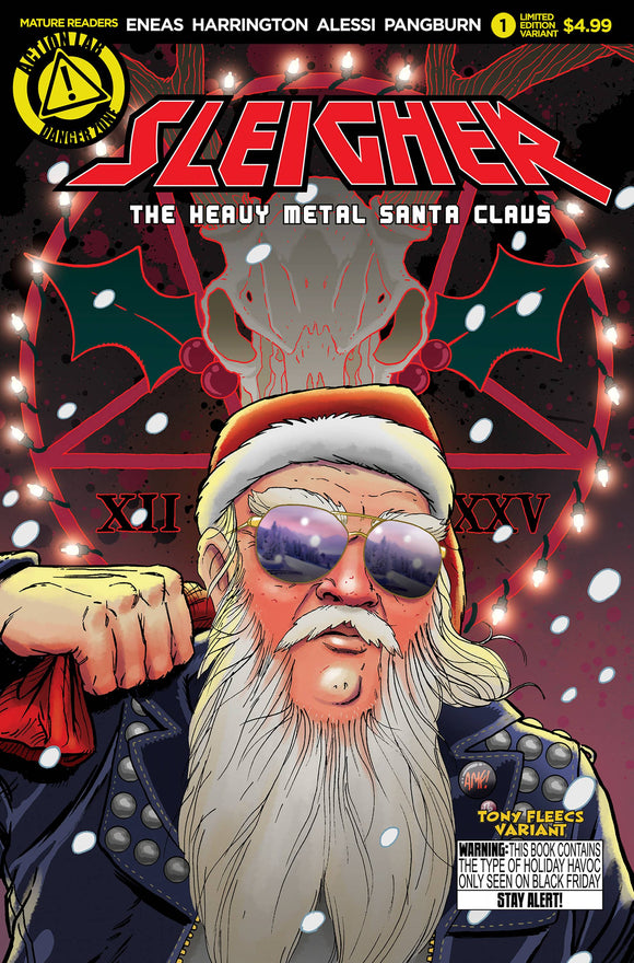 Sleigher Heavy Metal Santa Claus #1 (of 4) Tony Fleecs Variant (1 Per Customer) - Comics