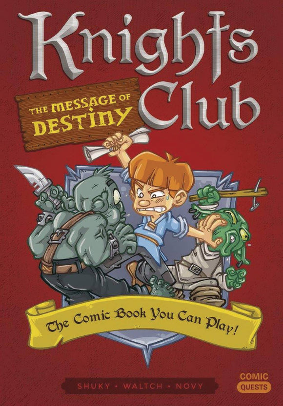 Comic Quests Knights Club Message of Destiny - Books