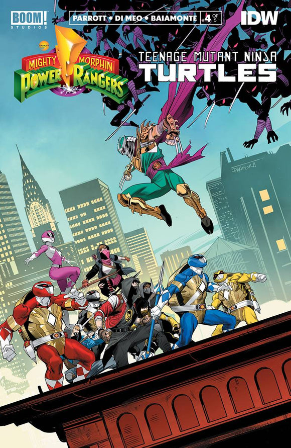 Power Rangers Teenage Mutant Ninja Turtles #4 Cvr A Mo