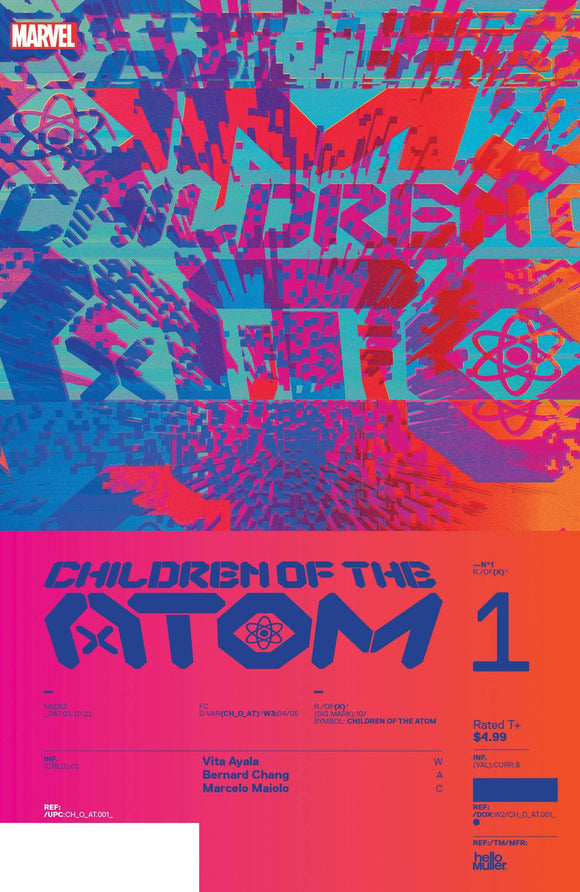Children of Atom #1 Muller Design Variant - Comics