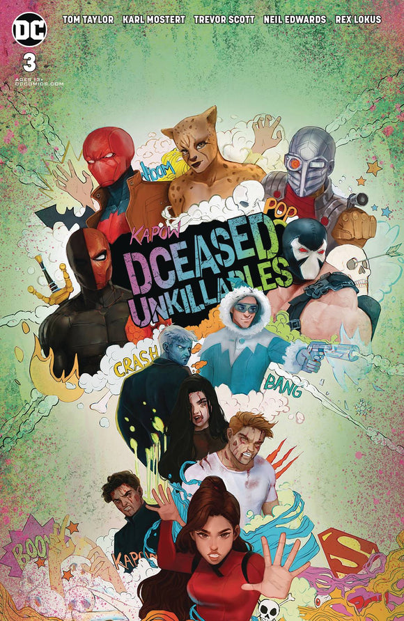 Dceased Unkillables #3 (of 3) Card Stock Horror Tasia Ms Var Ed - Comics