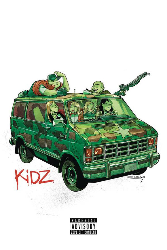 Kidz #5 Cvr A Cristobol Gorillaz Album Parody - Comics