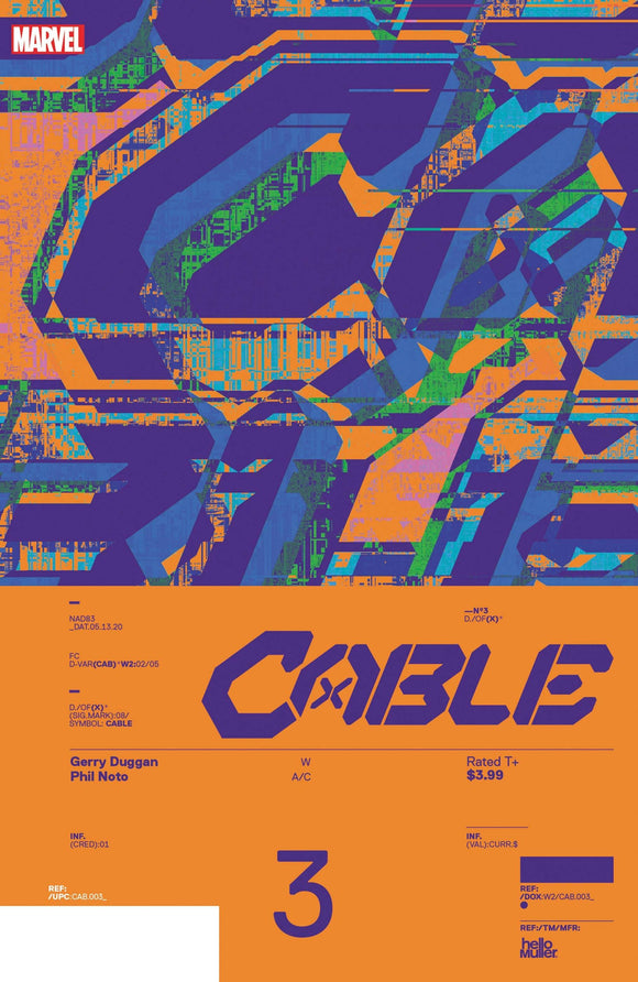Cable #3 Muller Design Var - Comics